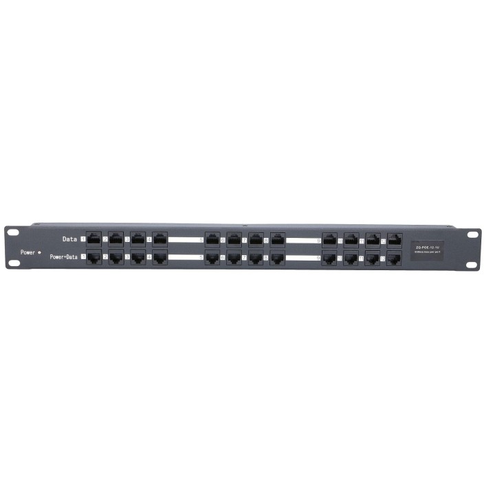 EXTRALINK POE INJECTOR 12 PORT 10/100M Ethernet ports EX-1971