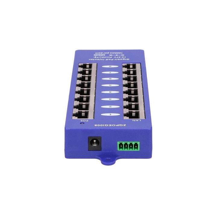 EXTRALINK POE INJECTOR 8 PORT GIGABIT EX-6365