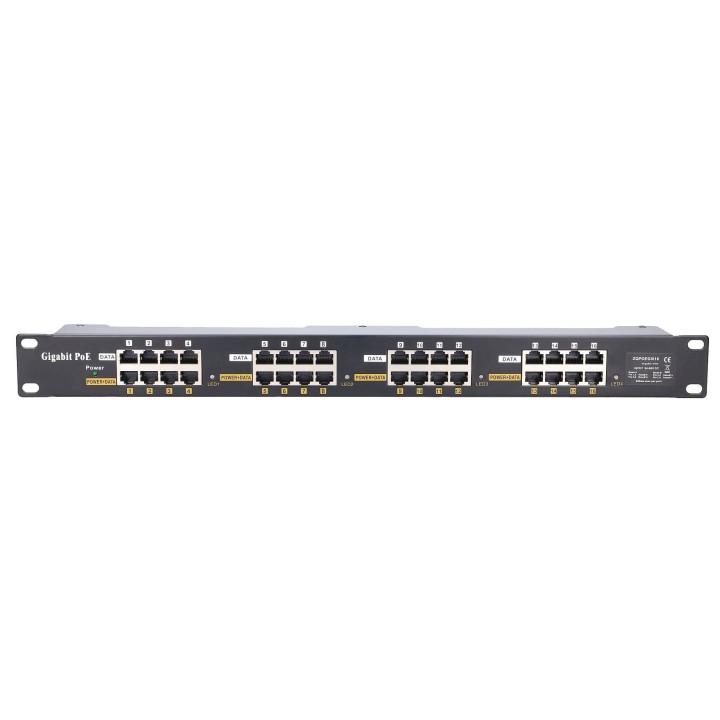 EXTRALINK POE INJECTOR 16 PORT GIGABIT 10/100/1000M Ethernet  EX-2008bis