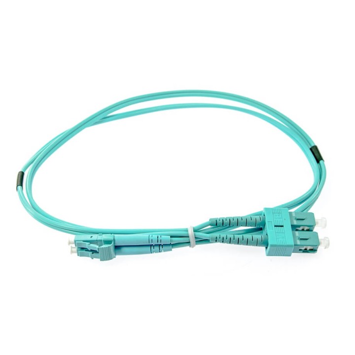 OPTON - Multimodale Patchcord LC-SC 50/125um OM3 MM duplex 1m OP-LCU-SCU-OM3-DX-1