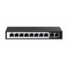 EXTRALINK CERES 8 PORT 10-100MBPS POE SWITCH 802.3AF 96W 15.4W PER PORT EX-3906