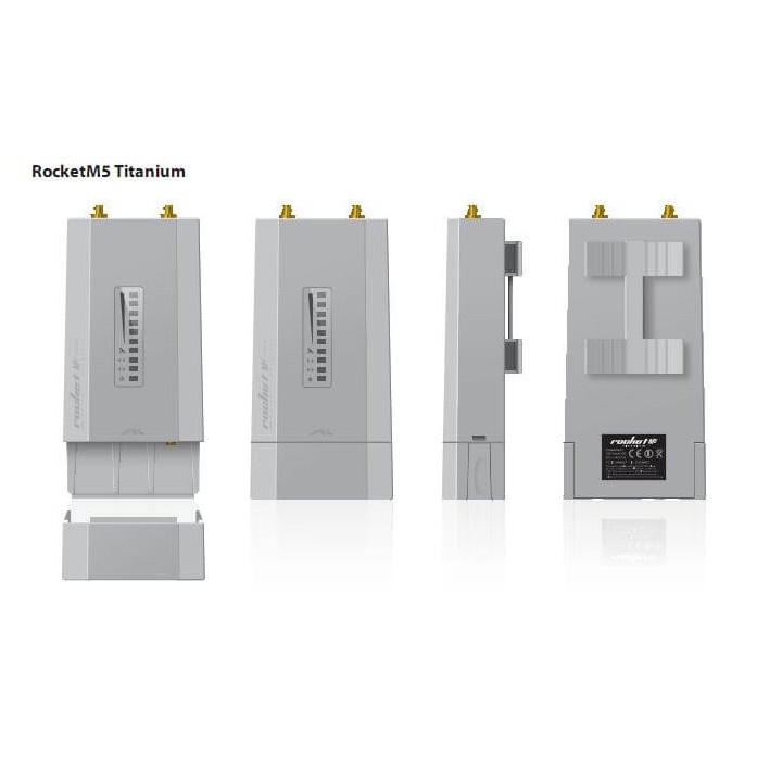Ubiquiti ROCKET M5 TITANIUM , 2X2 MIMO, TDMA, 5 GHz, 550MHz, 128MB RAM