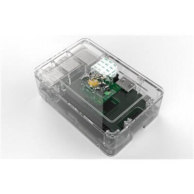 Raspberry Pi 2 & Pi Model B+ Case (OneNineDesign) - CLEAR COLOR