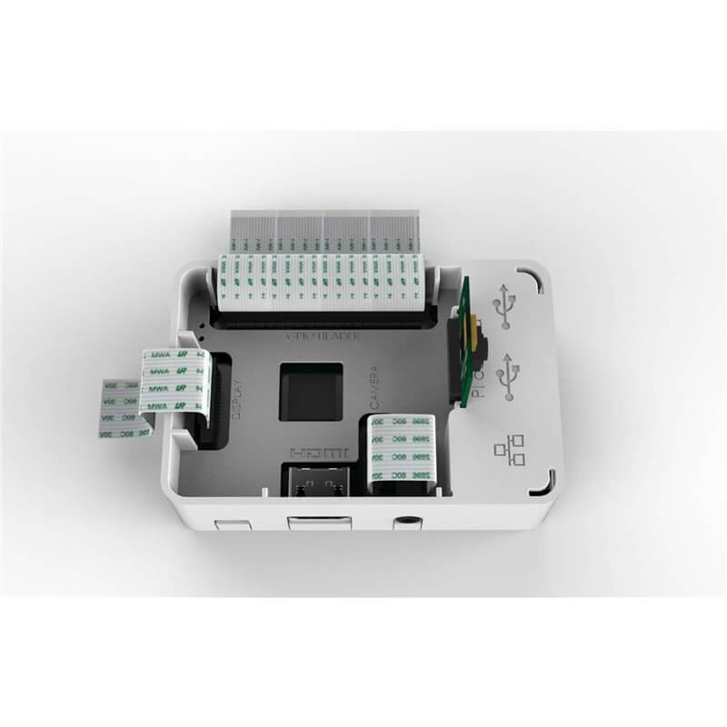 Raspberry Pi 2 & Pi Model B+ Case (OneNineDesign) - WHITE COLOR
