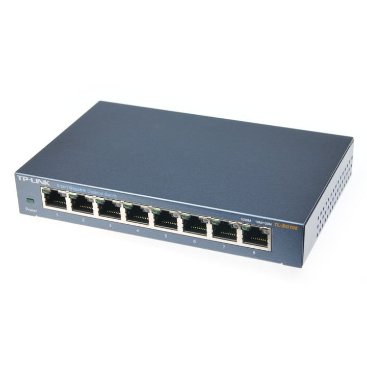 TP-Link TL-SG108 interruttore desktop, 8 porte 10/100/1000Mbps