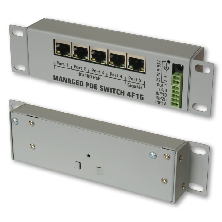 Managed PoE Switch 4F1G