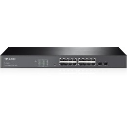 Smart switch, 16 porte Gb, 2 Combo slot SFP