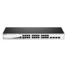 D-Link DGS-1210-28/ME Switch Metro Ethernet 24 gigabit ports, 4 SFP