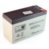 Batteria Ermetica Ricaricabile al Piombo MW POWER  12V Volt 7.5Ah 7,2 Ah 7 Ah - MWS 7,2-12  LONG LIFE