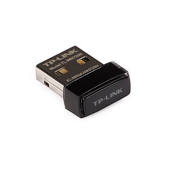 ADATTATORE NANO TP-LINK TL-WN725N SCHEDA RETE MINI WIRELESS USB WIFI per Raspberry Pi 2