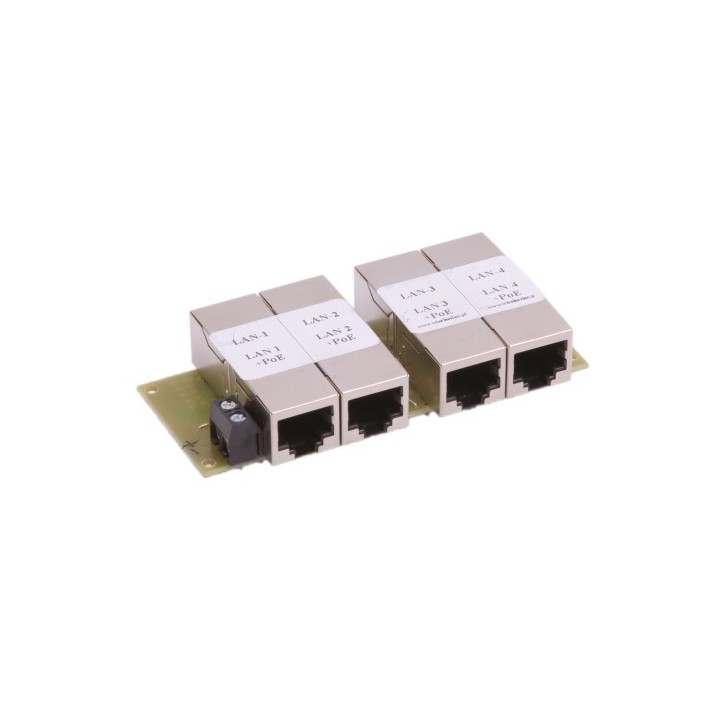 Iniettore PoE 4xLan/4xPoE