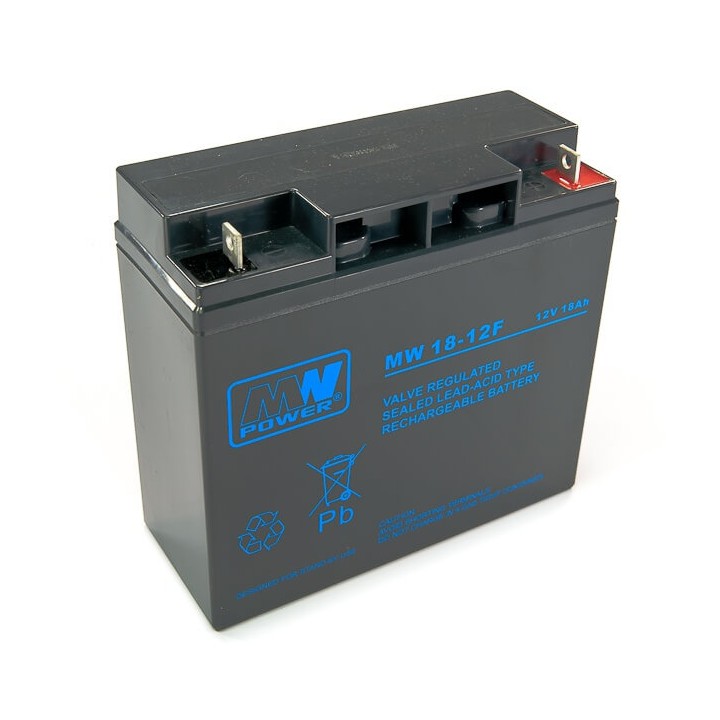 Batteria MW 18-12F 18Ah 12V (connettore verticale)