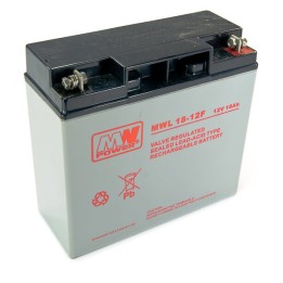 Batteria MWL 18-12F 12V 18Ah Long Life (connettore verticale)