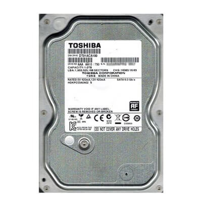 HDD HARD DISK 3,5" 1000GB 1TB 7200RPM 32MB SATA III TOSHIBA DT01ACA100