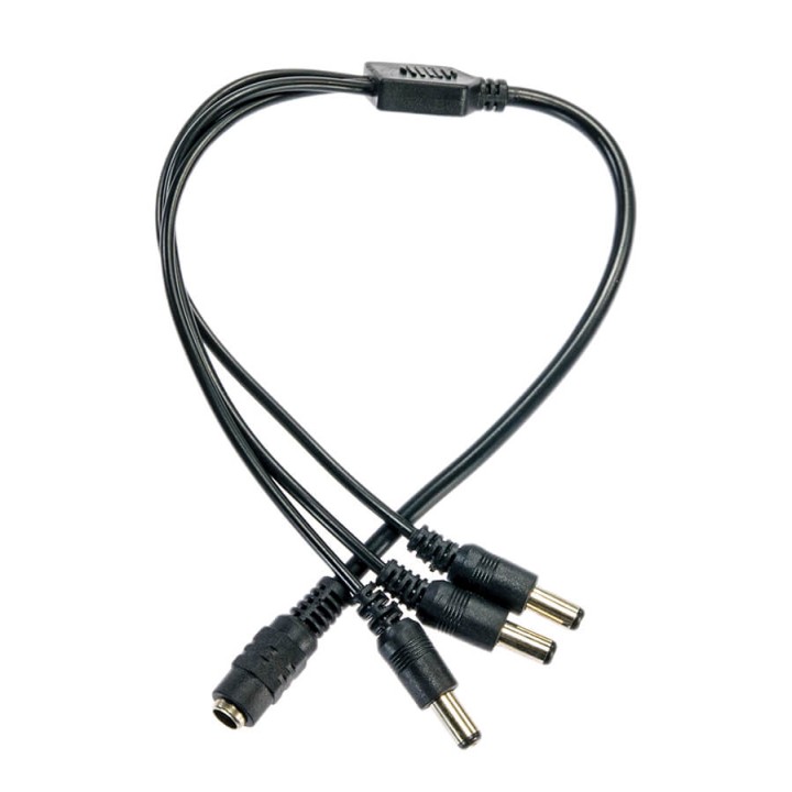 Splitter di alimentazione sul cavo, 3 jack