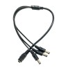 Splitter di alimentazione sul cavo, 3 jack