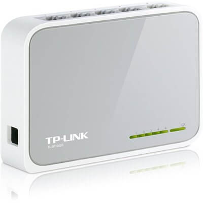 TL-SF1005D TP-LINK SWITCH LAN 5 PORTE ETHERNET 10/100 MBPS RJ45 SDOPPIATORE HUB