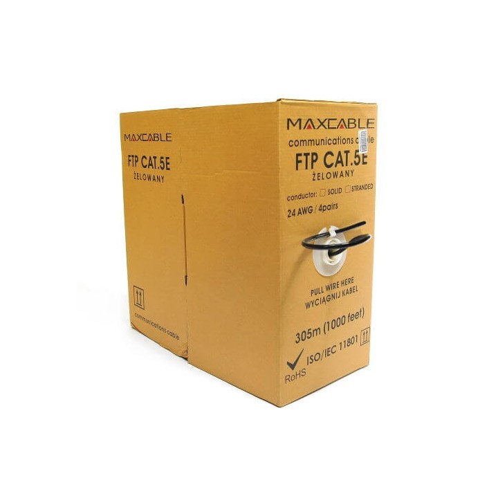 Cavo FTP Maxcable kat.5e 305m gel esterno