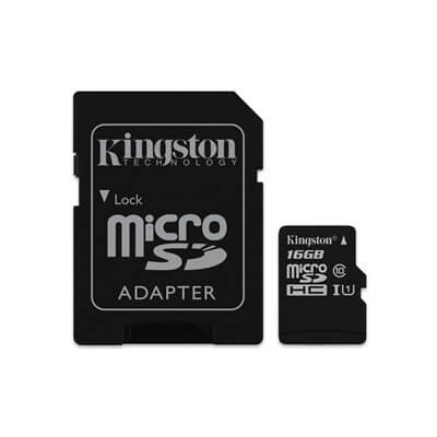 MEMORY CARD MICROSD 16GB UHS-I C10 KINGSTON CANVAS SELECT SDCS/16GB