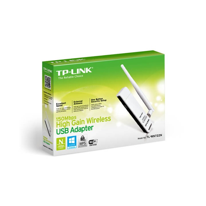 TP-LINK Wireless Lite N High-Gain Adattatore USB