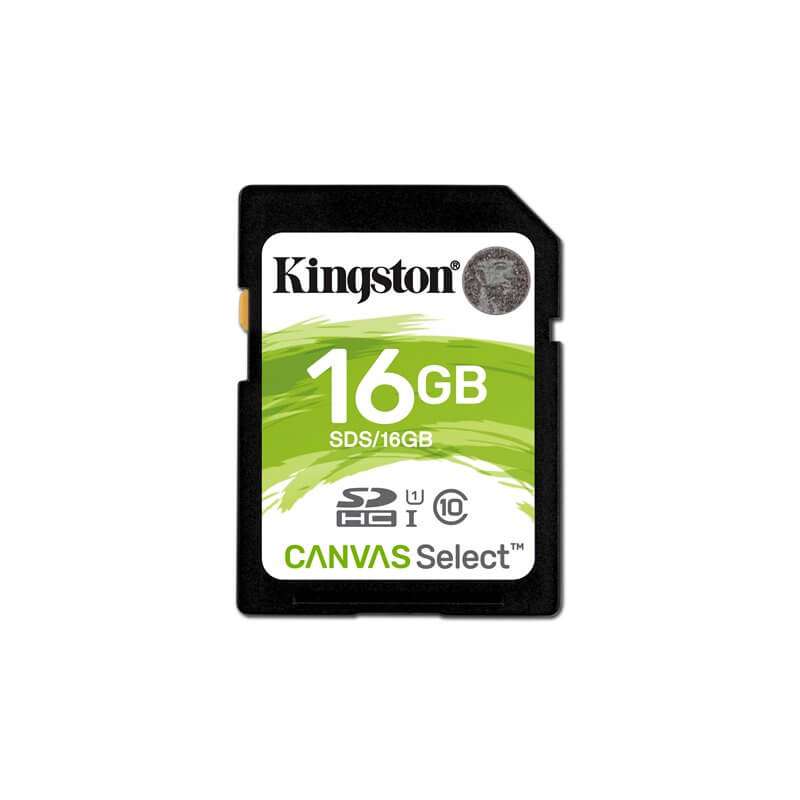KINGSTON MEMORY CARD SDHC 16GB C10 UHS-I SDS/16GB