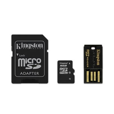 MEMORY CARD MICROSD 16GB UHS-I C10 CON ADATTATORI KINGSTON MBLY10G2/16GB