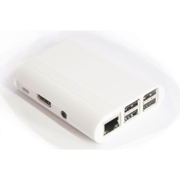 Contenitore  per Raspberry Pi 3 Model B, 2 B, B+, bianco