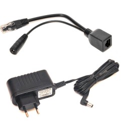ALIMENTATORE UNIVERSALE 16V 1.2A CON ADATTATORE POE MIKROTIK