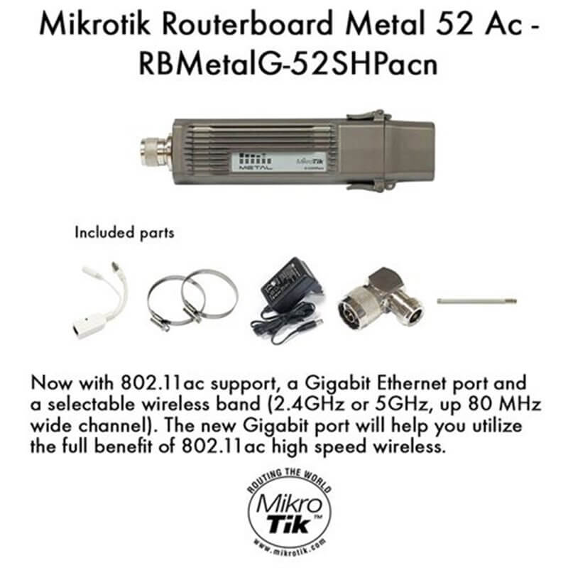 MikroTik RouterBOARD  Metal 52 ac RBMetalG-52SHPacn