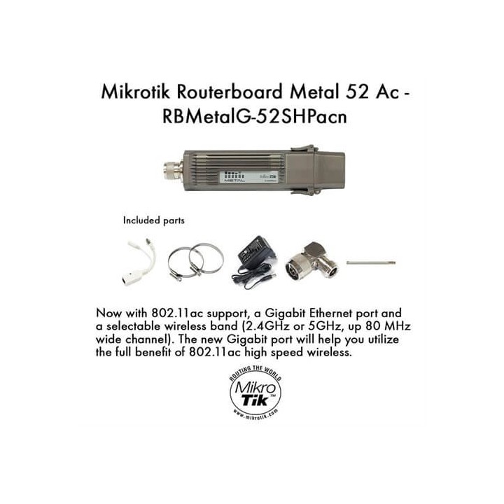 MikroTik RouterBOARD  Metal 52 ac RBMetalG-52SHPacn