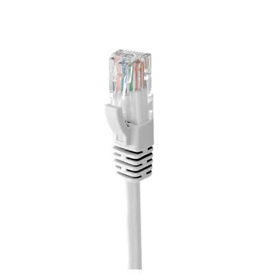 MACH POWER CAVO LAN ETHERNET UTP CAT.6 50CM IN RAME 24AWG COLORE BIANCO - CV-PU6L-050-W