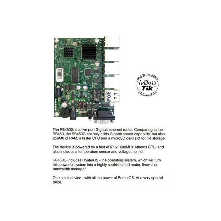 MIKROTIK ROUTERBOARD RB450G