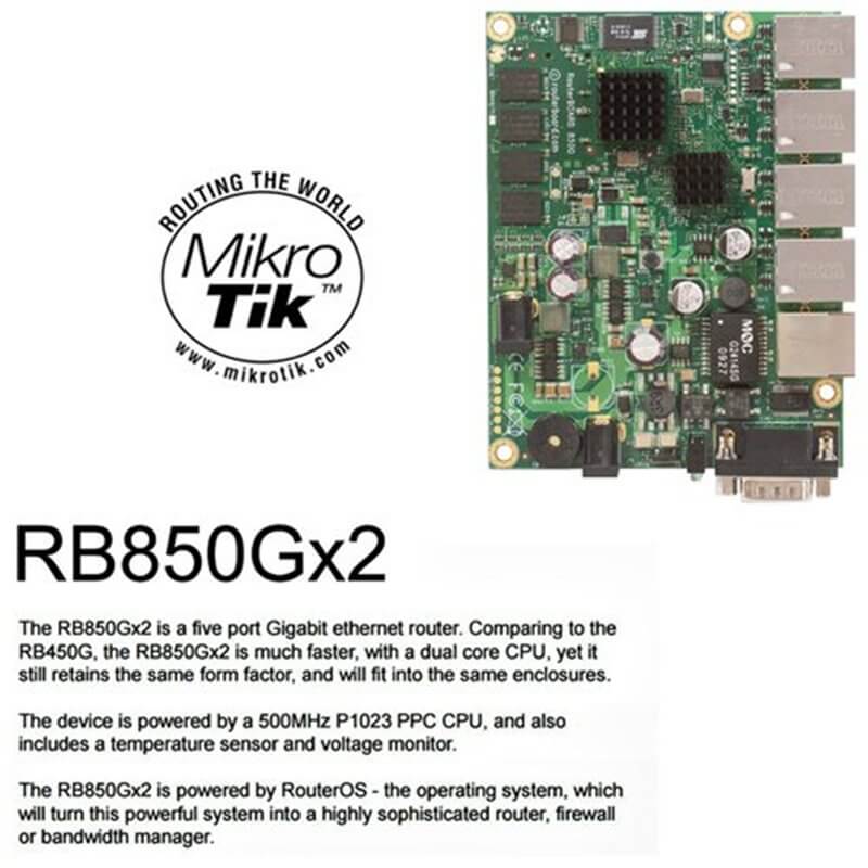 MIKROTIK ROUTERBOARD RB850Gx2
