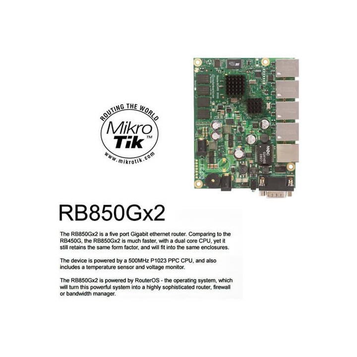 MIKROTIK ROUTERBOARD RB850Gx2