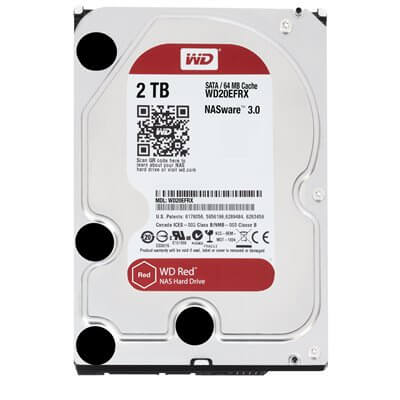 HDD HARD DISK 3,5" 2TB 2000GB WESTERN DIGITAL RED WD WD20EFRX